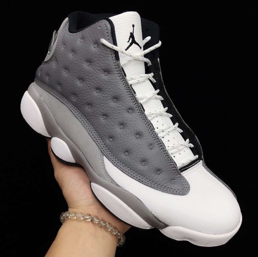 Air Jordan 13,AJ13,414571-016,  层次感十分鲜明！Air Jordan 13 “Atmosphere Grey” 实物曝光