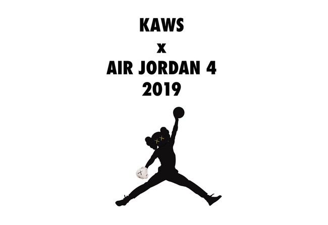 2017,年初,Jordan,Brand,与,Kaws,首次  KAWS x Air Jordan 4 有望再度联名？！今年还是三十周年纪念！