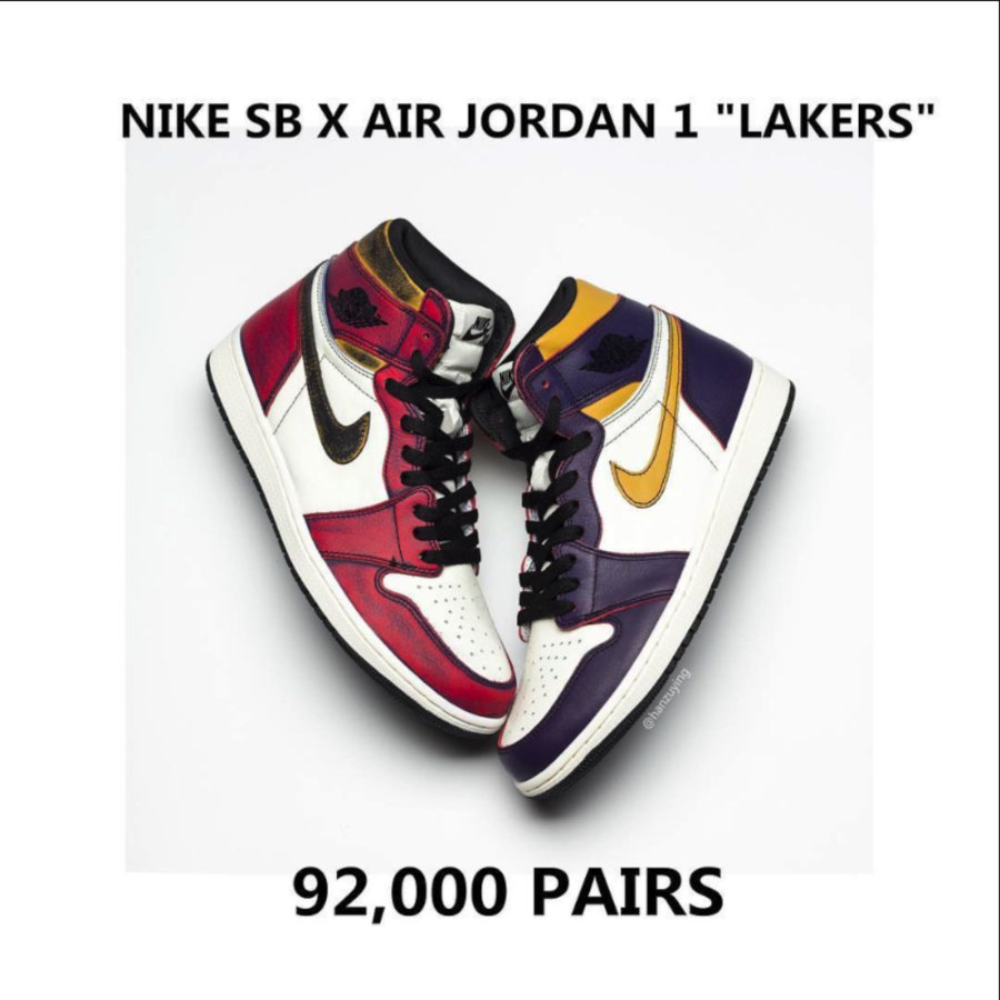 Air Jordan 1 x Nike SB,Nike,Jo  刮刮乐 Air Jordan 1 货量确定！全新实物细节图再度曝光！