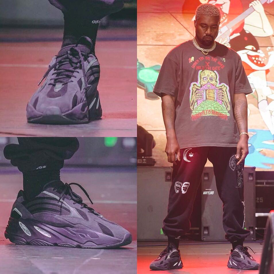 侃爷,Yeezy,adidas  Kanye 上脚神秘鞋款！造型怪的过分了！