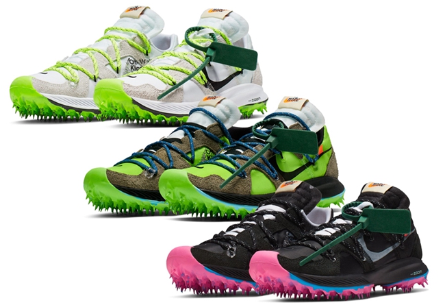 Nike,OFF-WHITE,发售  田径跑鞋也能解构？全新 OFF-WHITE x Zoom Terra 即将发售！