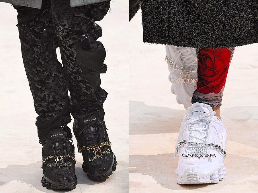 cdg x shox