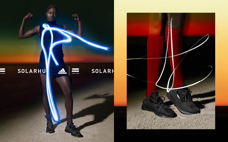 adidas,Pharrell Williams,Solar  简洁配色呈现独特美感！4 双菲董联名 Solar Hu 本周发售！