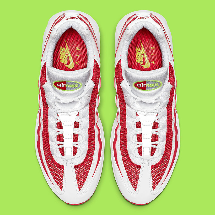 Nike,Air Max 95,发售,CQ3644-171  白红条纹装扮！Air Max 95 全新配色即将发售