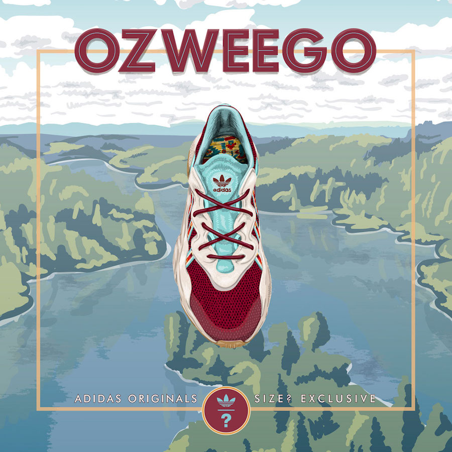 size?,adidas,Ozweego,发售  size? 最新联名释出！这双 adidas Ozweego 真种草了！