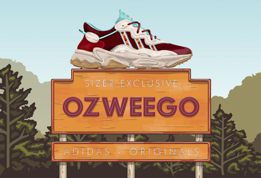 size?,adidas,Ozweego,发售  size? 最新联名释出！这双 adidas Ozweego 真种草了！