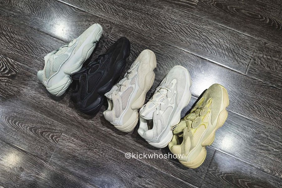 yeezy 500 首发配色的亲兄弟!"bone white" 实物首次曝光