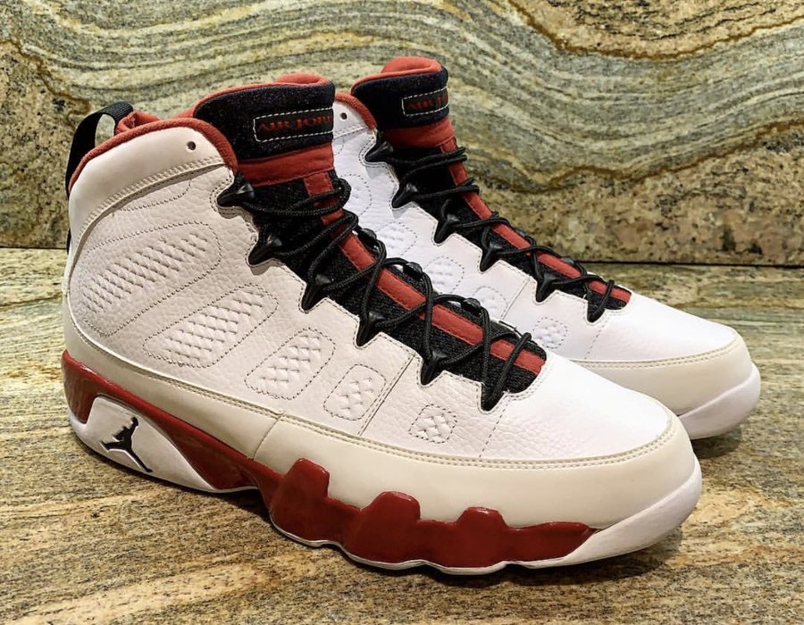 经典白红 air jordan 9 将于十月发售