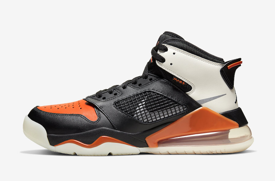 Air Jordan,Nike,Jordan Mars,发售  带气垫的「黑扣碎」来了！这双 Jordan Mars 有点帅！
