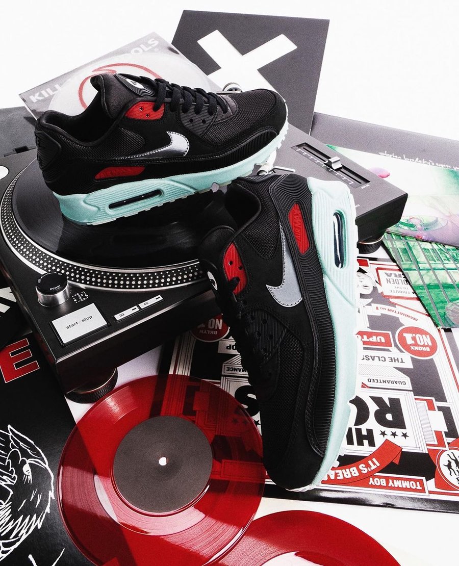 Nike,Air Max 90,发售  鞋舌上带有唱片！全新 Air Max 90 “Vinyl” 后天发售