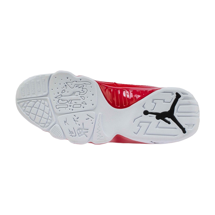 Air Jordan 9,AJ9,Gym Red,30237  红白配色 + 亮眼漆皮！这双 Air Jordan 9 你打几分？