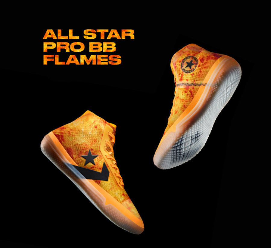 Converse,All Star Pro BB,发售  醒目黑橙色调！全新配色 Converse 实战鞋本周发售！