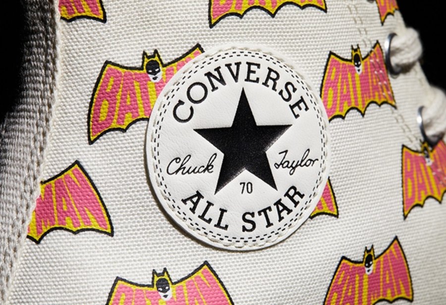 Converse,All Star,Chuck 70,  漫画情节 + 历年 Logo 装饰！蝙蝠侠联名 Converse 系列下月登场！