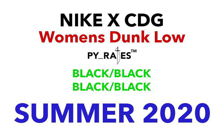 Comme des Garcons,Nike Dunk Lo  蝉翼鞋面极为抢眼！CDG × Nike Dunk Low 实物首度曝光！