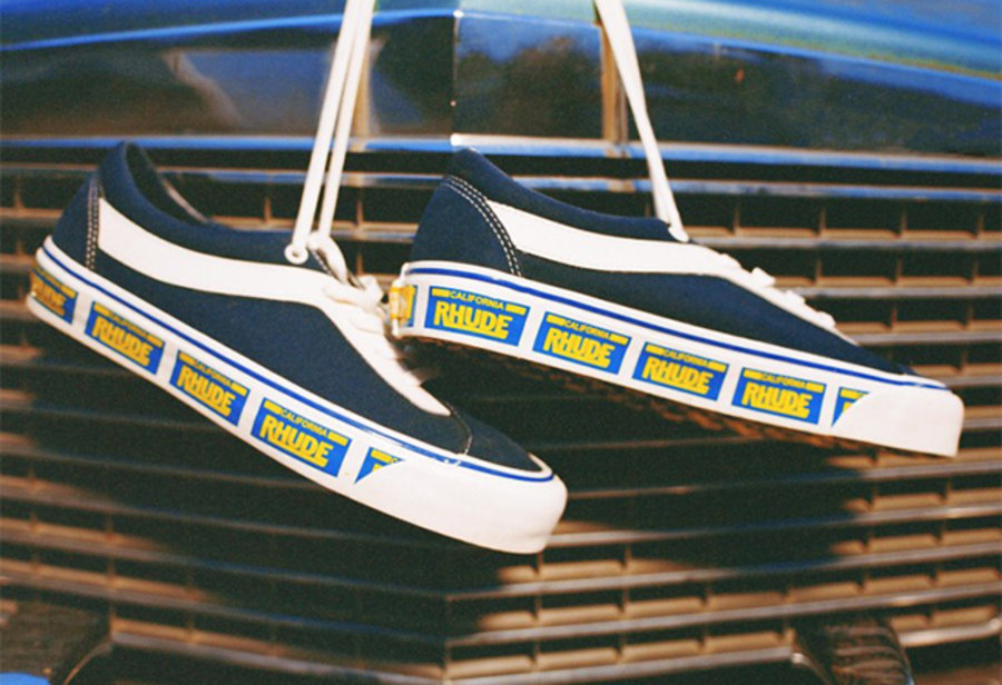 RHUDE,Vans,发售  以加州车牌为灵感！三款 RHUDE x Vans 最新上脚图释出！