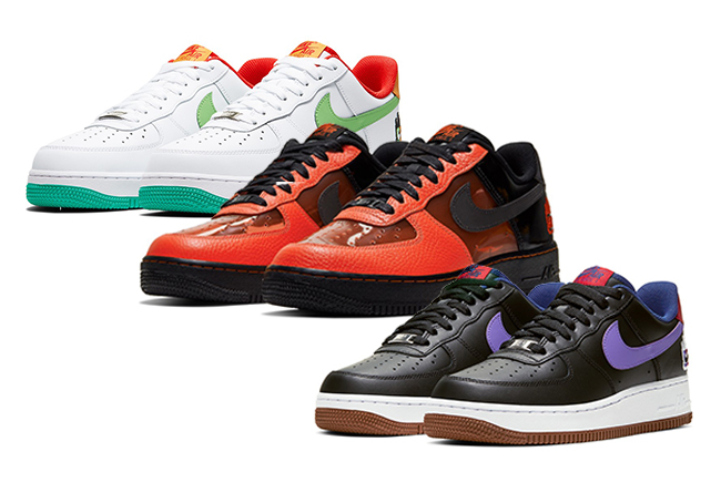 Nike,AF1,Air Force 1,Shibuya,C  有透明鞋面，还有撞色刺绣 Logo！3 双涩谷限定 AF1 实在太帅了！