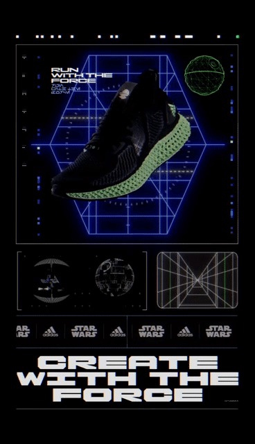 Star Wars,adidas,ALPHAEDGE 4D,  终极武器！adidas 星战联名 ALPHAEDGE 4D 发售信息来了