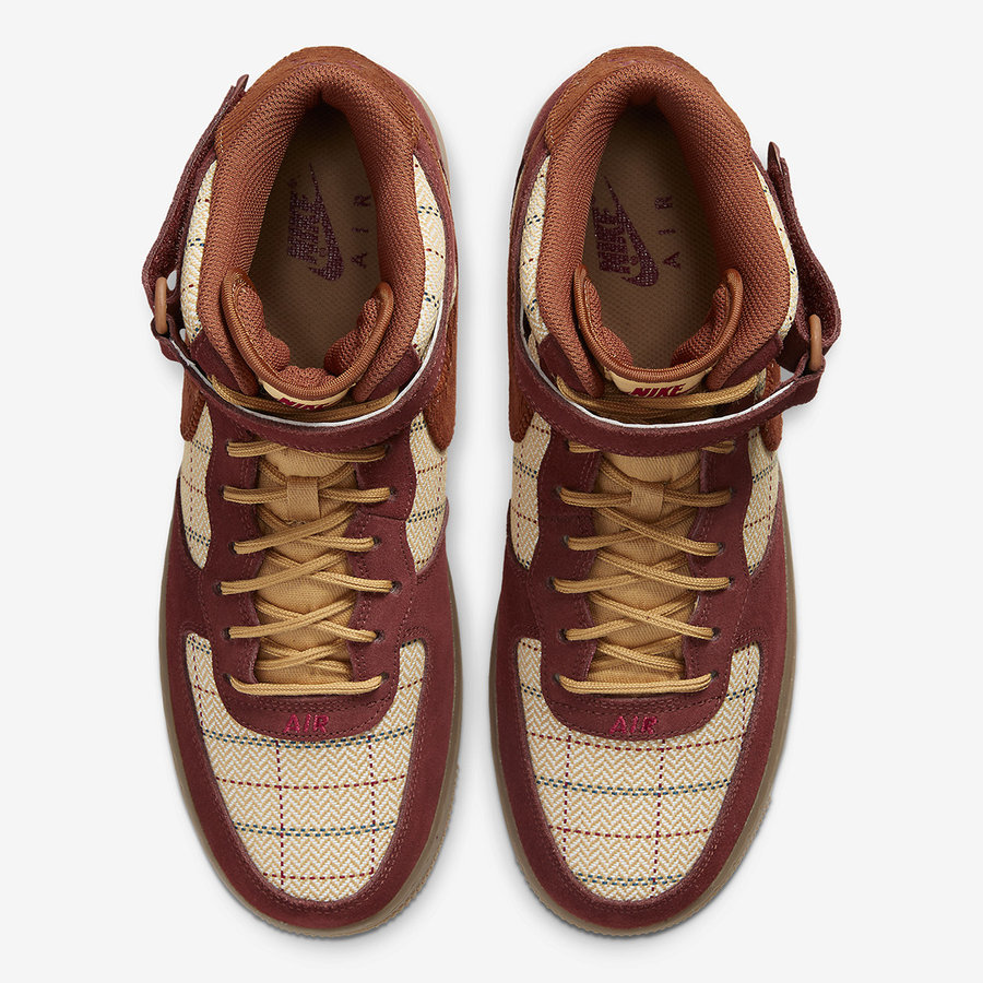 Nike,AF1,Air Force 1,CT1206-90 英伦风格纹鞋面!全新 Air Force 1 Mid 现已发售 Nike,AF1,Air Force 1,CT1206-90 英伦风格纹鞋面!全新 Air Force 1 Mid 现已发售