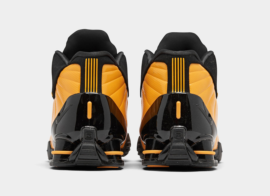 Nike,Shox BB4,发售,AT7843-002  高规格牛巴革鞋面！黑黄 Nike Shox BB4 下月发售