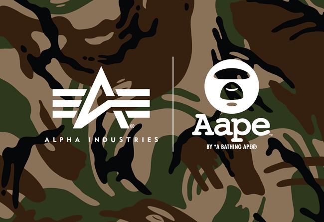 AAPE,Alpha Industries,L-2B HYB  硬朗军事风！AAPE x Alpha Industries 全新联名即将发售！