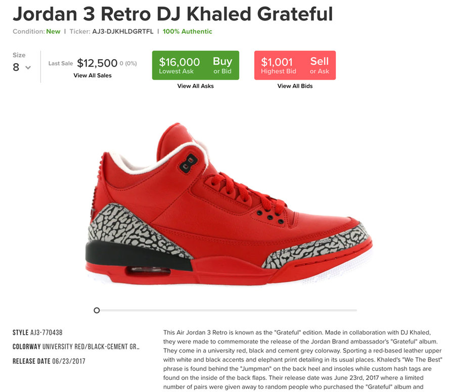 Air Jordan 3,AJ3,CK5692-600,发售  酷似 DJ Kahled 天价联名！红水泥 AJ3 明年发售，实物抢先看！
