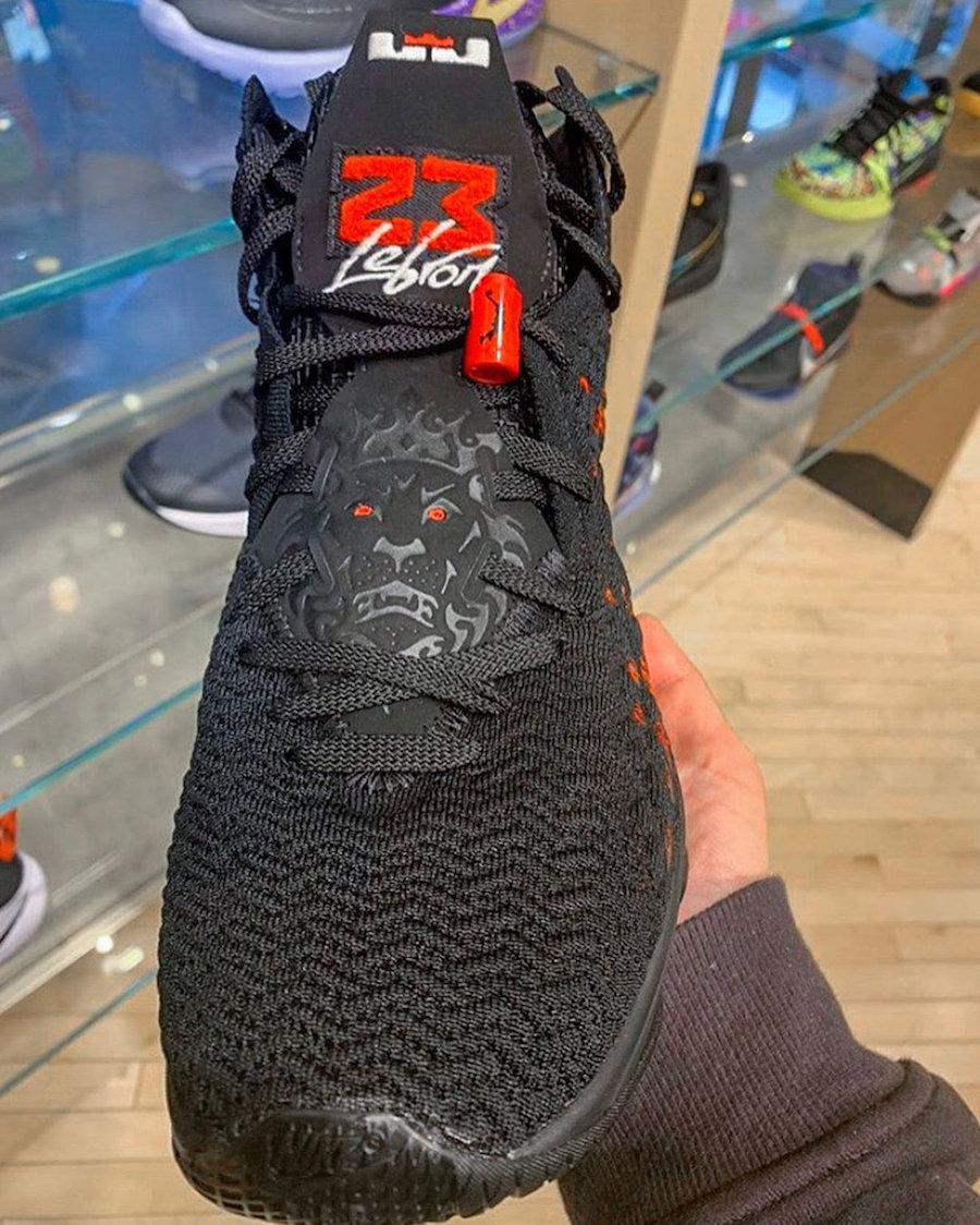 Nike,LeBron 17,  居然是黑红 AJ6 设计！全新配色 LeBorn 17 “Infrared” 首度曝光！