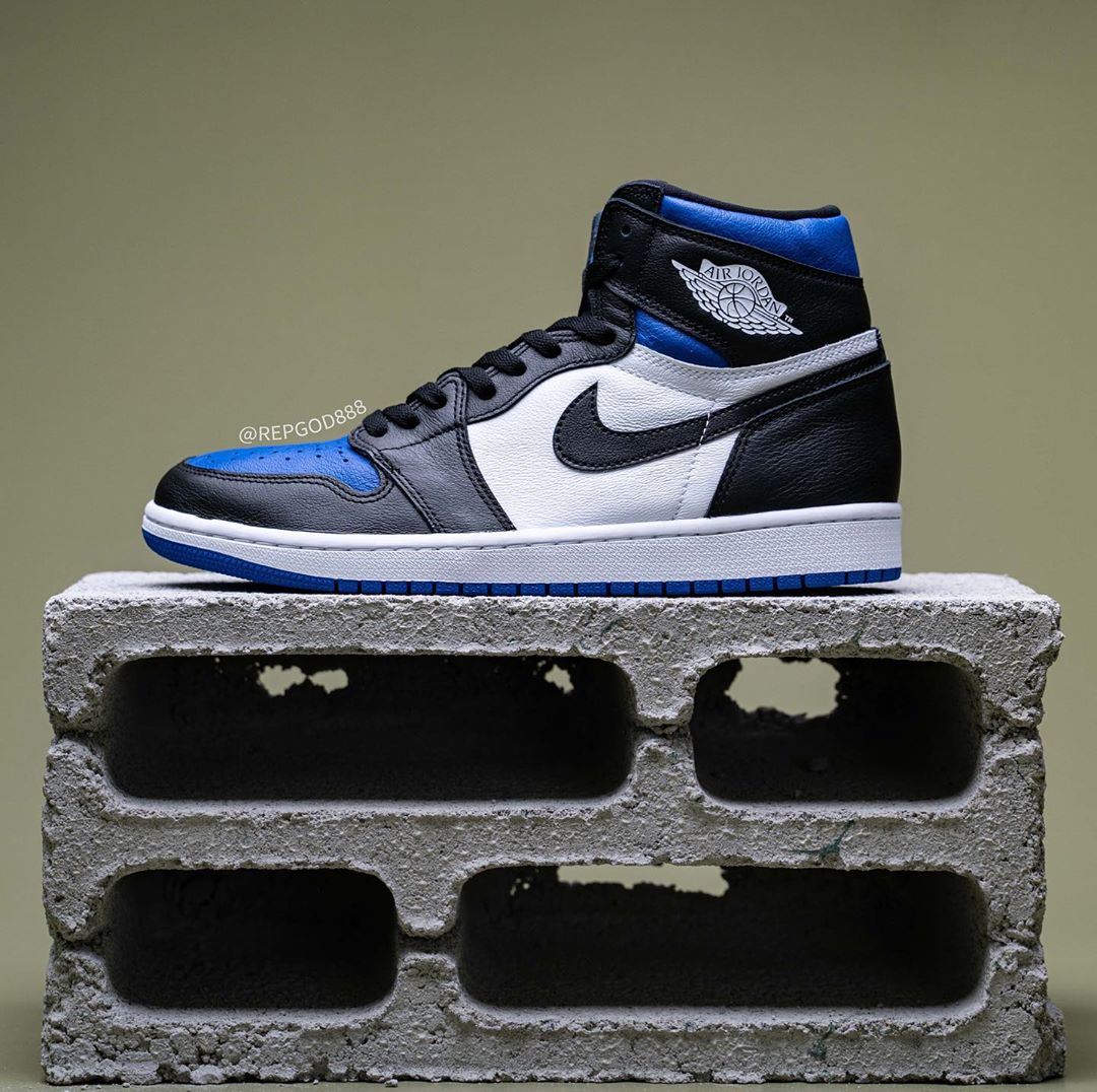 AJ1,Air Jordan 1,555088-041,发售  黑蓝脚趾 AJ1 五月发售！想好怎么配鸳鸯了吗？