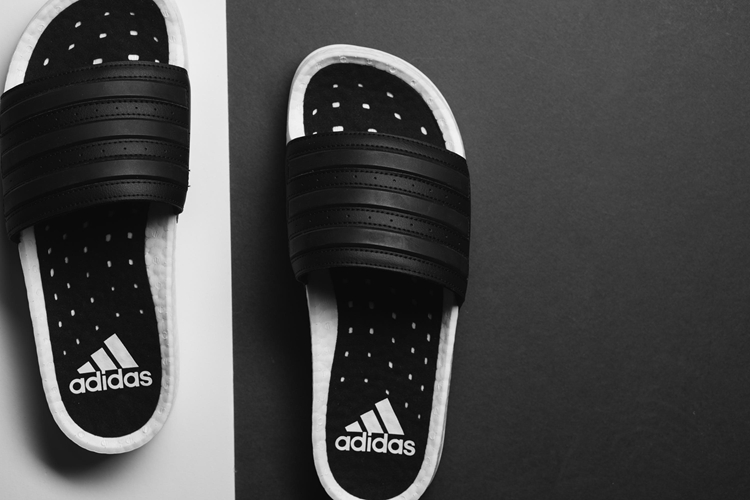 adilette boost slides snakeskin