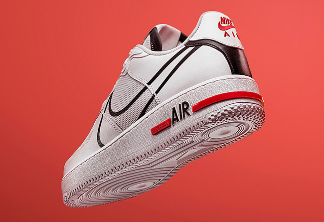 Nike,Air Force 1 React,D / MS  脚感升级！搭载 React 缓震的 Air Force 1 本月即将发售！