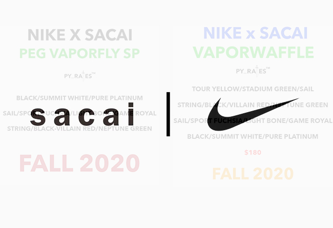 Sacai,Nike,VaporWaffleSacai,Pe  7 双全新联名款！今年 Sacai x Nike 系列还有不少狠货待售！