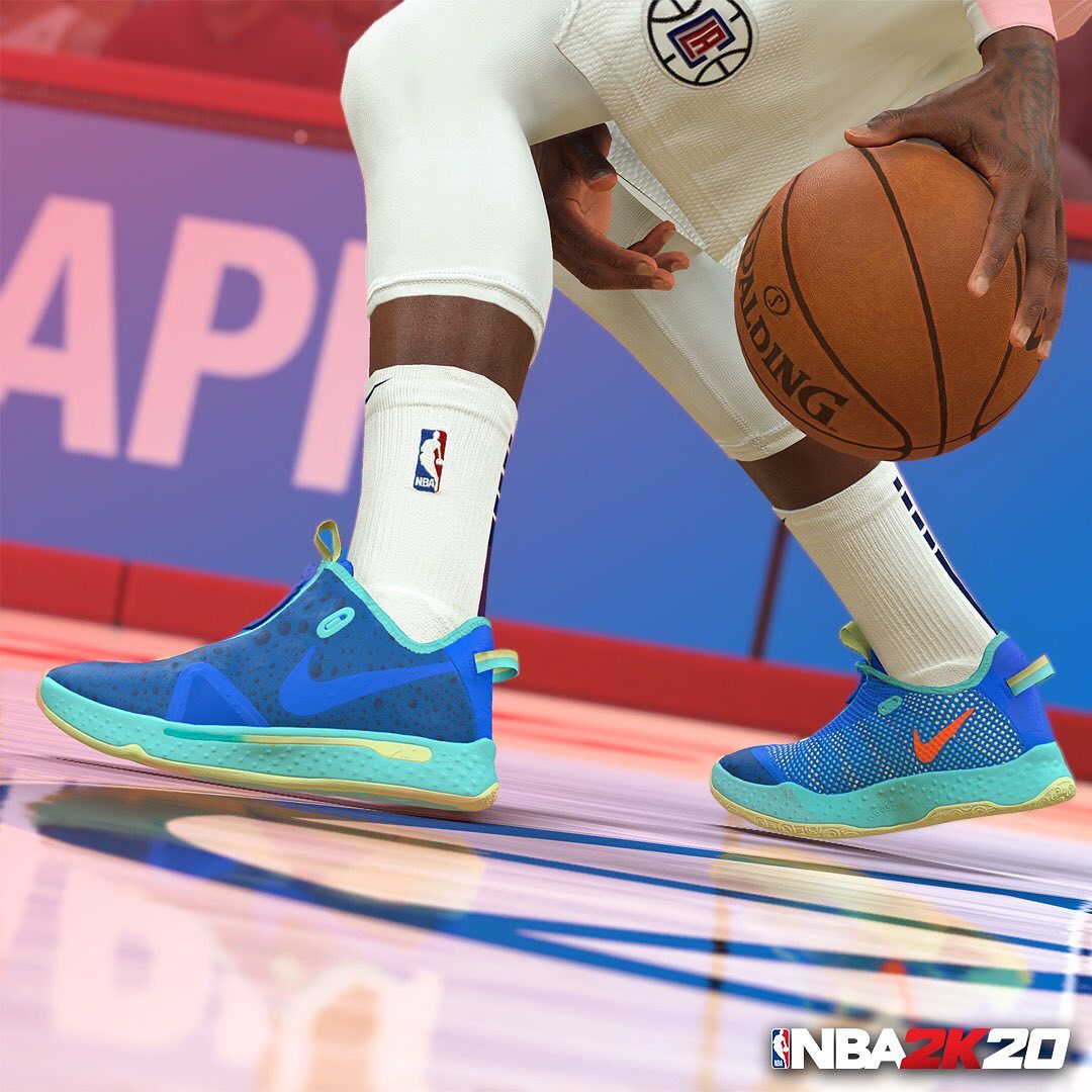 Gatorade,Nike PG 4 GE,NBA 2K20  又一双 2K 专属鞋款！全新佳得乐 PG 4 即将发售
