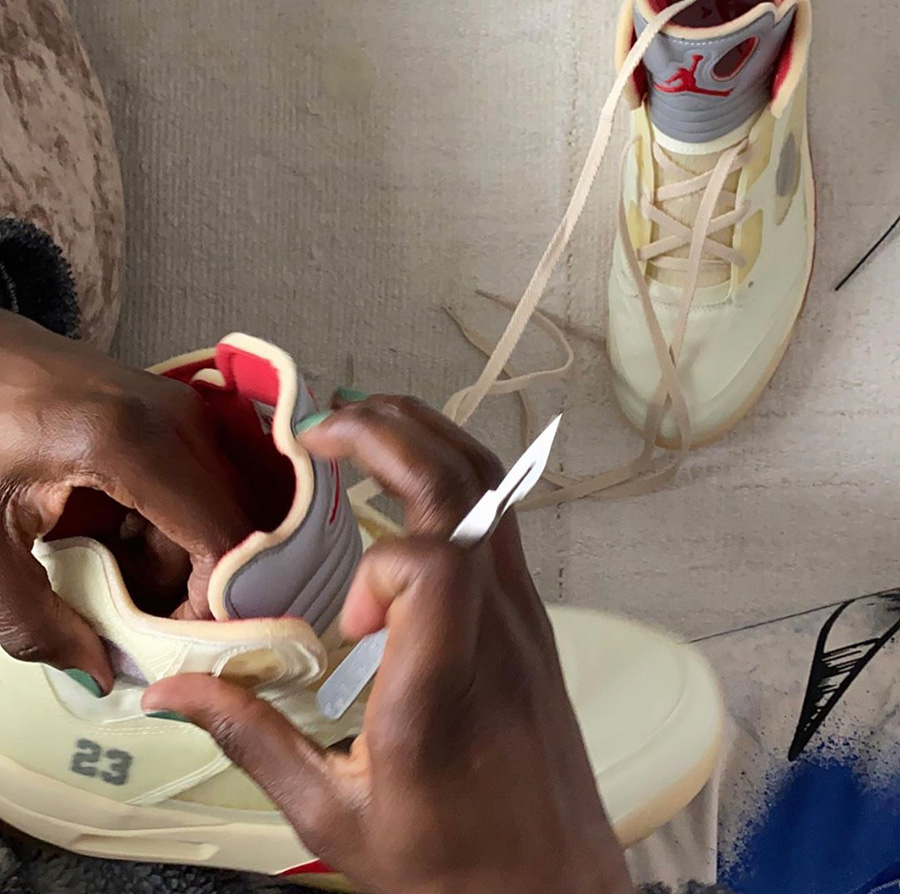 CT8480-100,AJ5,Air Jordan 5 CT8480-100 这就是 OW x AJ5 下一个配色!?Virgil 本人亲晒! CT8480-100,AJ5,Air Jordan 5 CT8480-100 这就是 OW x AJ5 下一个配色!?Virgil 本人亲晒!