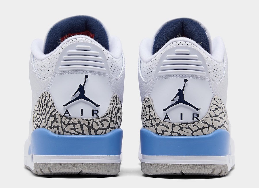 AJ3,Air Jordan 3,CT8532-104,发售 北卡 Air Jordan 3 最新实物细节图释出!下月初发售! AJ3,Air Jordan 3,CT8532-104,发售 北卡 Air Jordan 3 最新实物细节图释出!下月初发售!