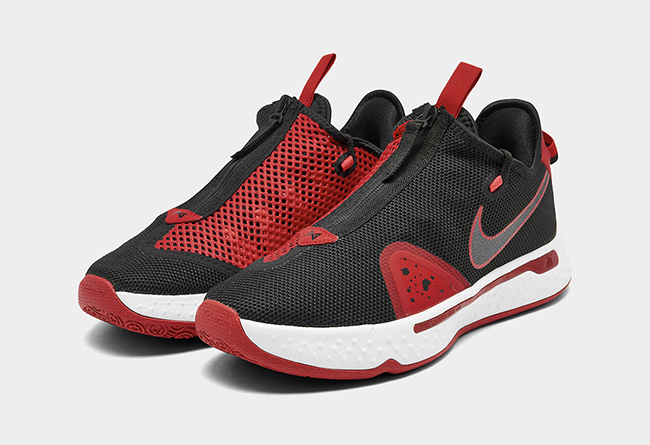 Nike,PG4 “Bred”,CD5079-003,发售  经典黑红配色！Nike PG4 “Bred” 下月发售