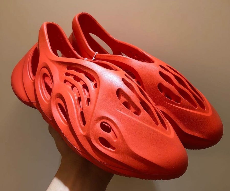 red october yeezy foam runner
