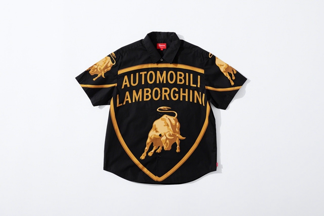 supreme,lamborghini 顶级超跑联名!