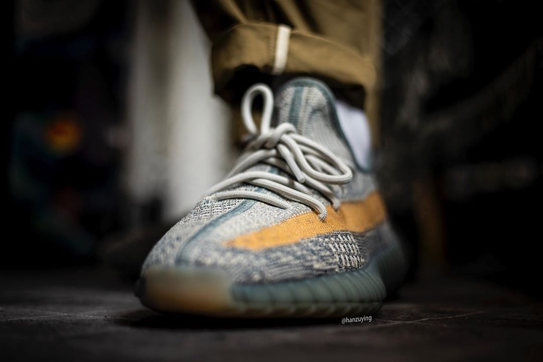 Adidas Yeezy Boost 350V2 'Israfil' casual sports shoes .
