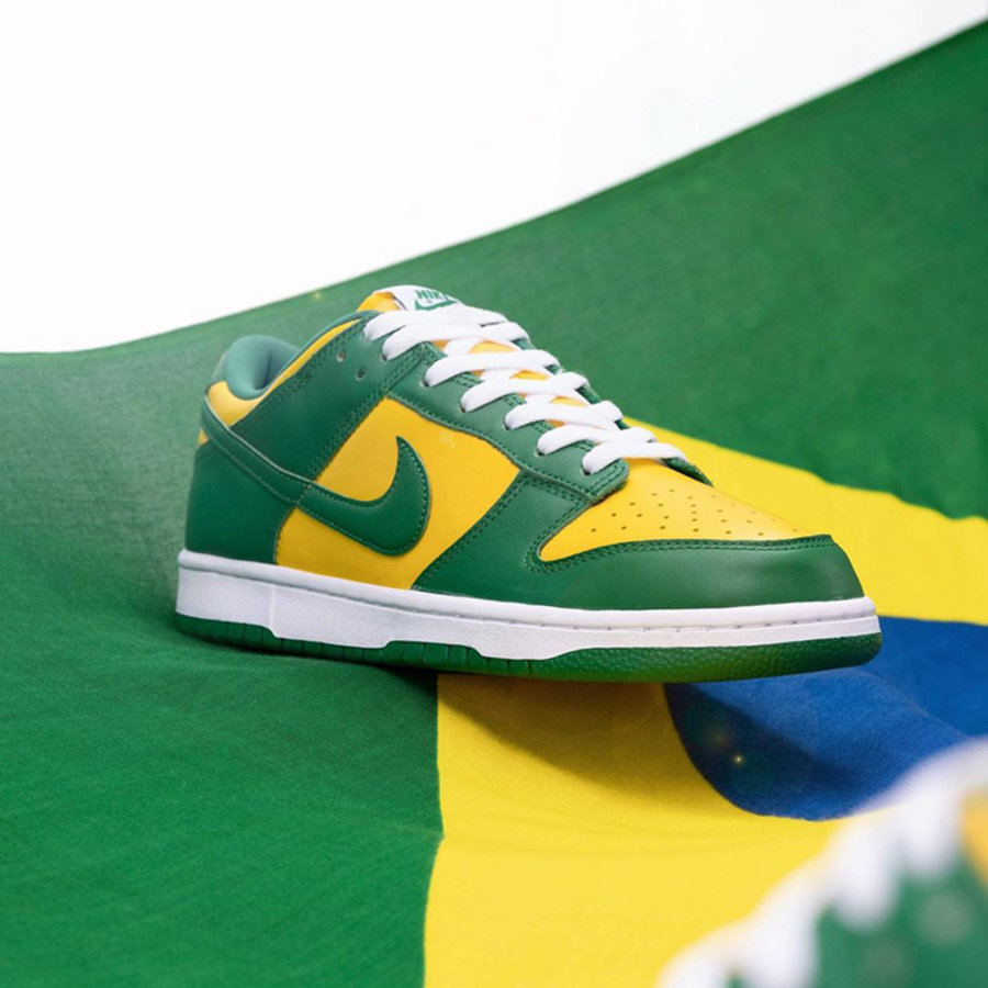 Nike,Dunk Low SP,Brazil,CU1727  巴西风情浓厚！全新 Nike Dunk Low 官图释出！本月即将发售