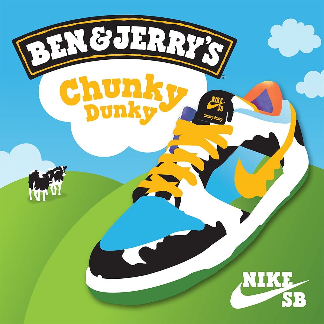 Dunk SB,Nike,发售, Ben & Jerry’s  女码预售近万元！冰淇淋 Dunk SB 本周发售！还有特殊鞋盒