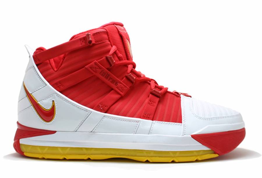 Nike,LeBron 3,DH3925-100,发售  詹姆斯 LeBron 3 PE 战靴要市售了！这不是中国队配色吗？