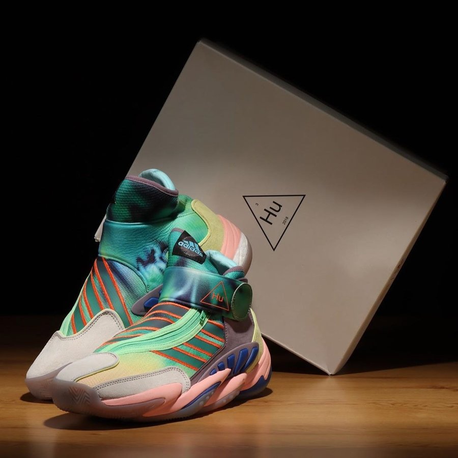 adidas,PW 0 TO 60 STMT,菲董  扎染配色 + 拉链设计！菲董联名篮球鞋现已发售！