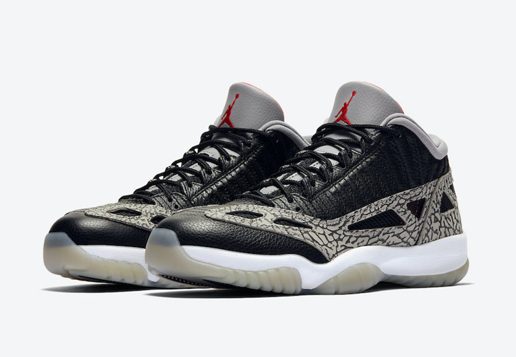 Jordan Brand,Air Jordan 11 Low  宝藏球鞋 + 1！黑水泥 AJ11 Low IE 下周发售，想买鞋的再等等！