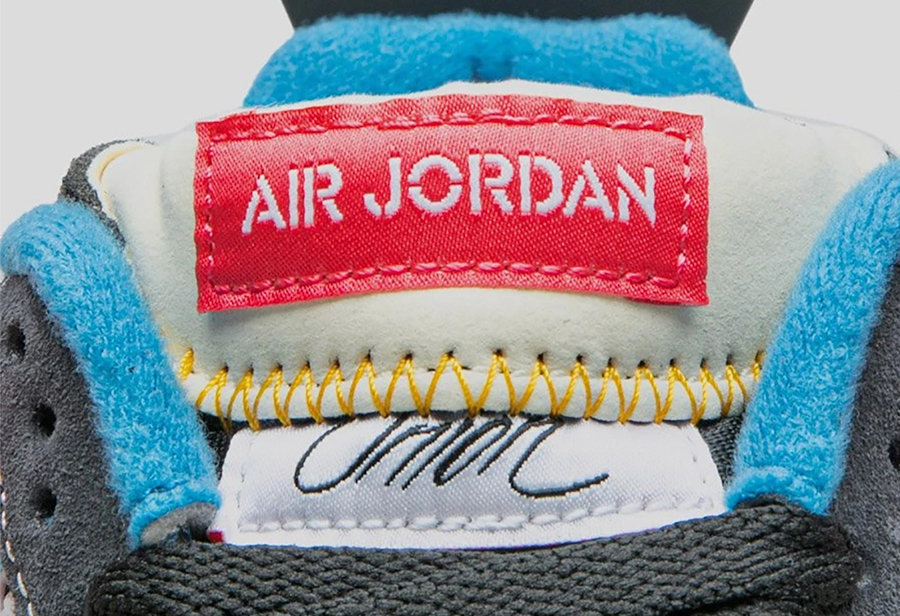 AJ4,Air Jordan 4,DC9533-001,DC  鞋舌还能这么玩！Union x AJ4 又真香了！月底发售