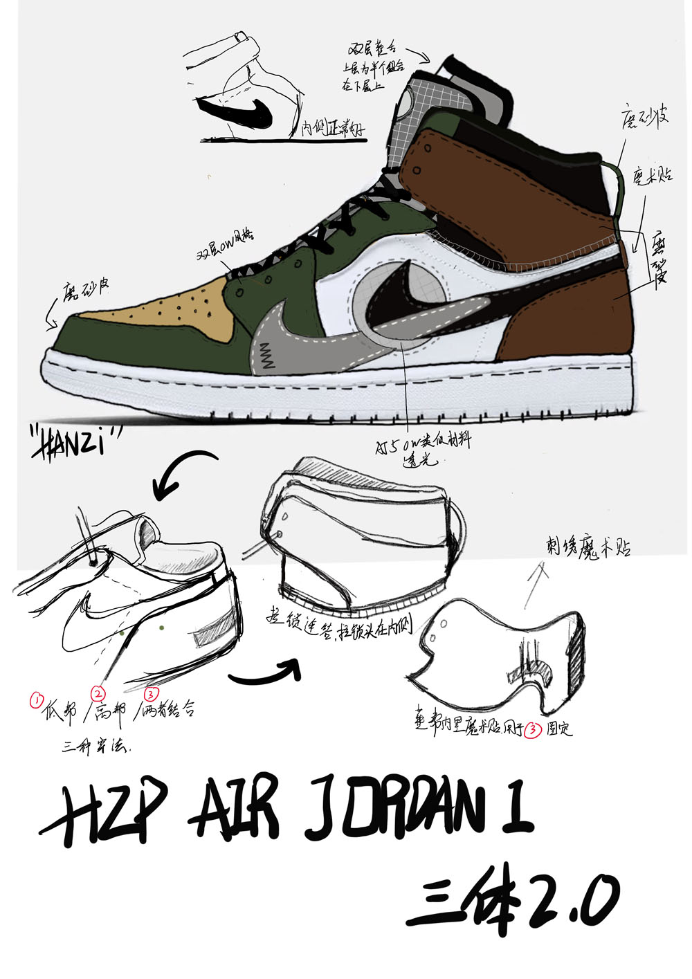 AJ1,Air Jordan 1  独立编号，特殊鞋盒！限量 333 双的三体 AJ1 明日发售