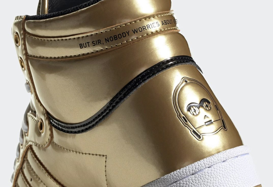 C-3PO,adidas,Top Ten Hi  小金人联名！C-3PO 主题 adidas Top Ten Hi 即将发售！