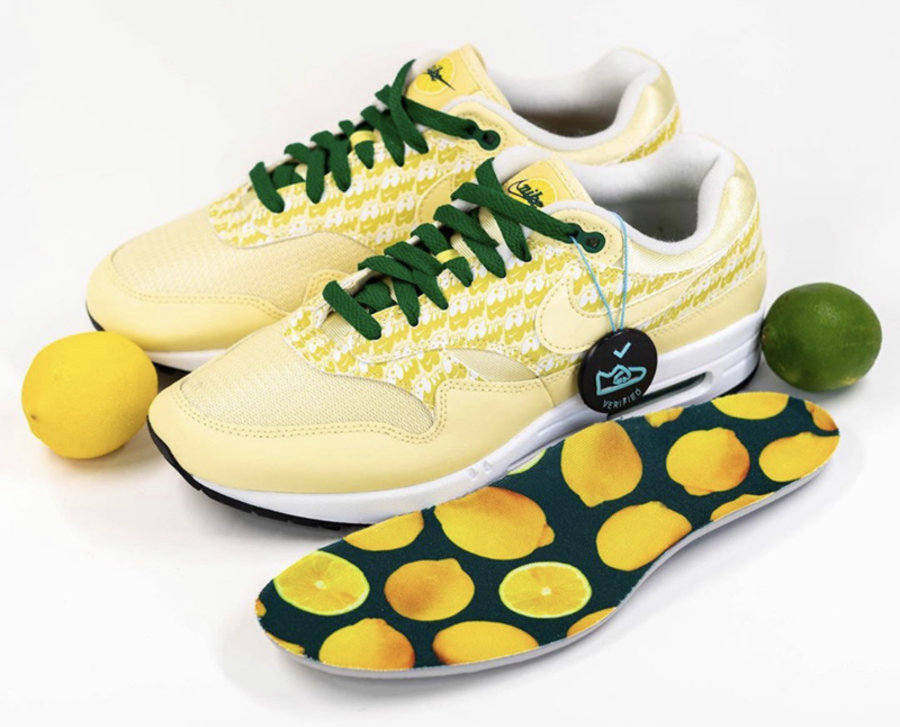 Nike,Air Max 1,Lemonade,CJ0609  先酸为敬！柠檬 Air Max 1 实物曝光，近期发售！