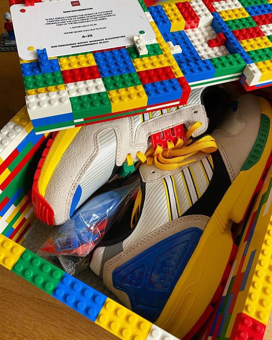 adidas,Sean Wotherspoon,ZX 800  乐高鞋盒还有专属玩具！LEGO x adidas 本月底发售！