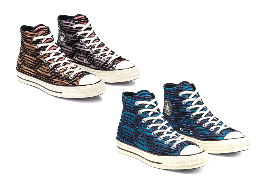 Converse,Vibrant Knit,Chuck 70  迷幻蒸汽波气质！独特 Converse Vibrant Knit Chuck 70 现已发售！