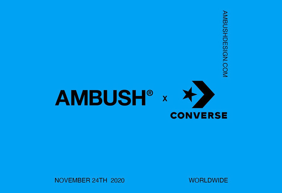 Converse,Ambush  AMBUSH x Converse 联名款曝光！除了黑色外，还有一款...