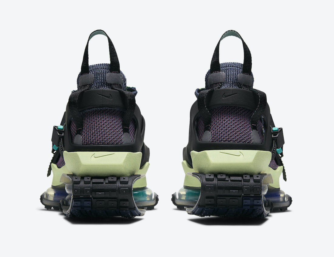 nike sacai ld waffle green multi